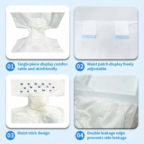 Factory Direct Sale Premium Quality Customized Packing Adult Diapers - 图片 2
