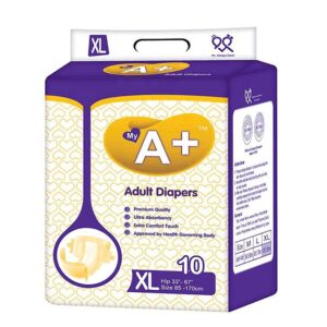 Grade A Non Woven Fabric Elastic Waistband Adult Diapers