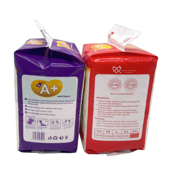 Leak Guard Anti-Leak And Dry Surface Absorption Adult Diapers