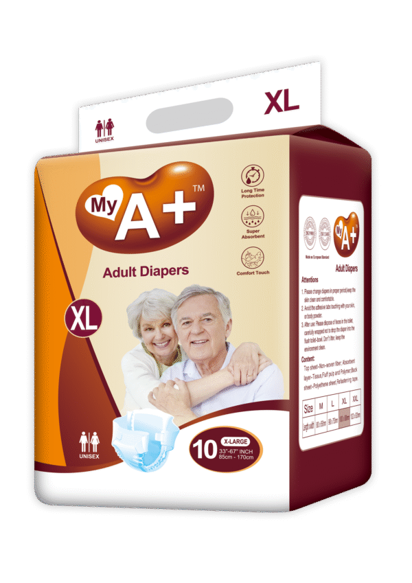 Factory Wholesale Leak Guard Anti-Leak Printed Feature Adult Diapers